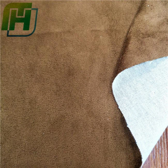 details of suede fabric 