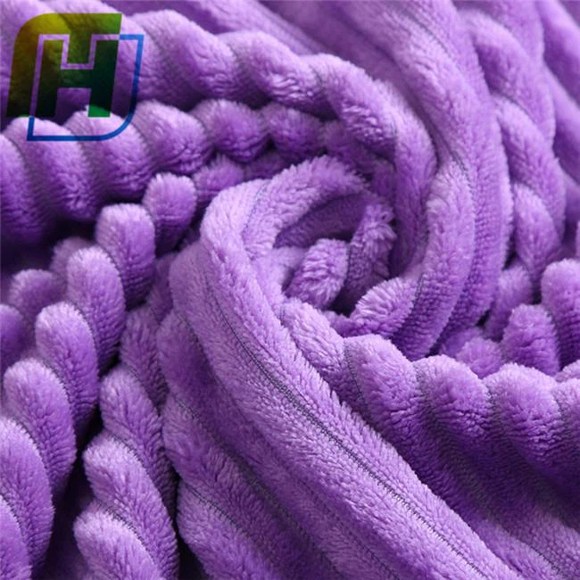 super soft minky  stripe fabric