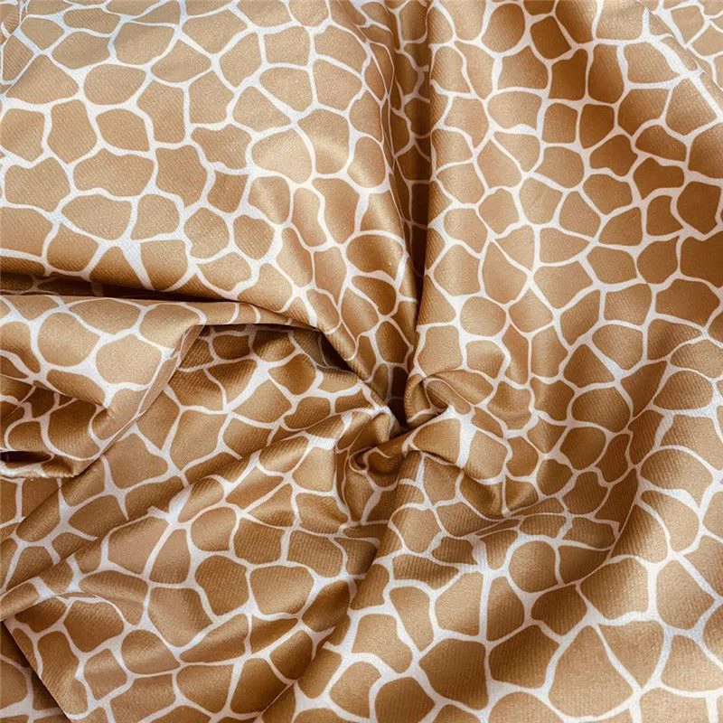 Printed velvet fabric