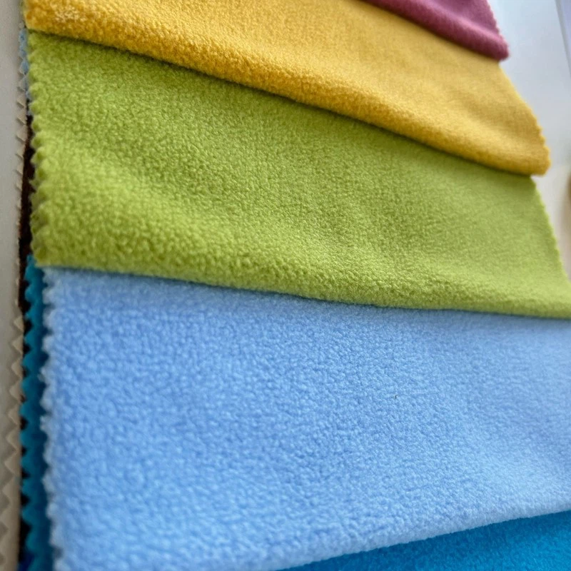 Dyed Polar Fleece sample card Dyed Polar Fleece sample card