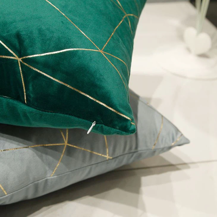 Metallic Print Velvet Fabric