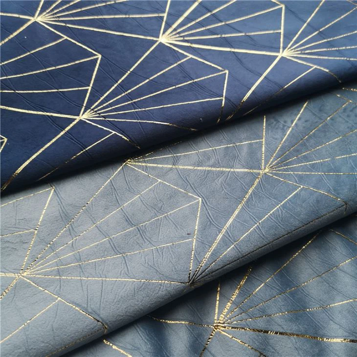 Metallic Print Velvet Fabric